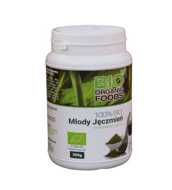 100% BIO Młody Jęczmień 300 gram