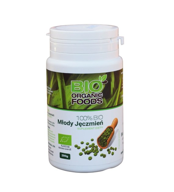 100% BIO Młody Jęczmień 280 gram