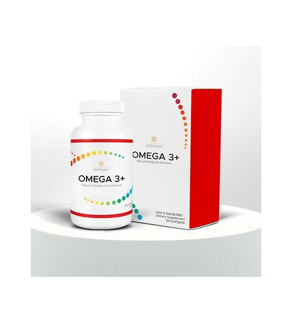 Omega+++ 120 kapsułek Suplement Diety