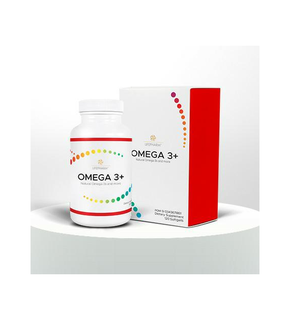 Omega+++ 120 kapsułek Suplement Diety
