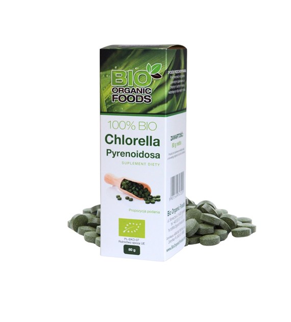 100% BIO Chlorella Pyrenoidosa 80 gram