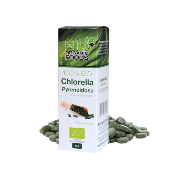 100% BIO Chlorella Pyrenoidosa 80 gram