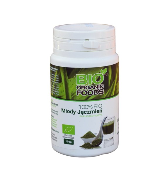 100% BIO Młody Jęczmień 150 gram