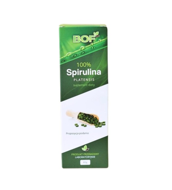 100% Spirulina Platensis 80 gram